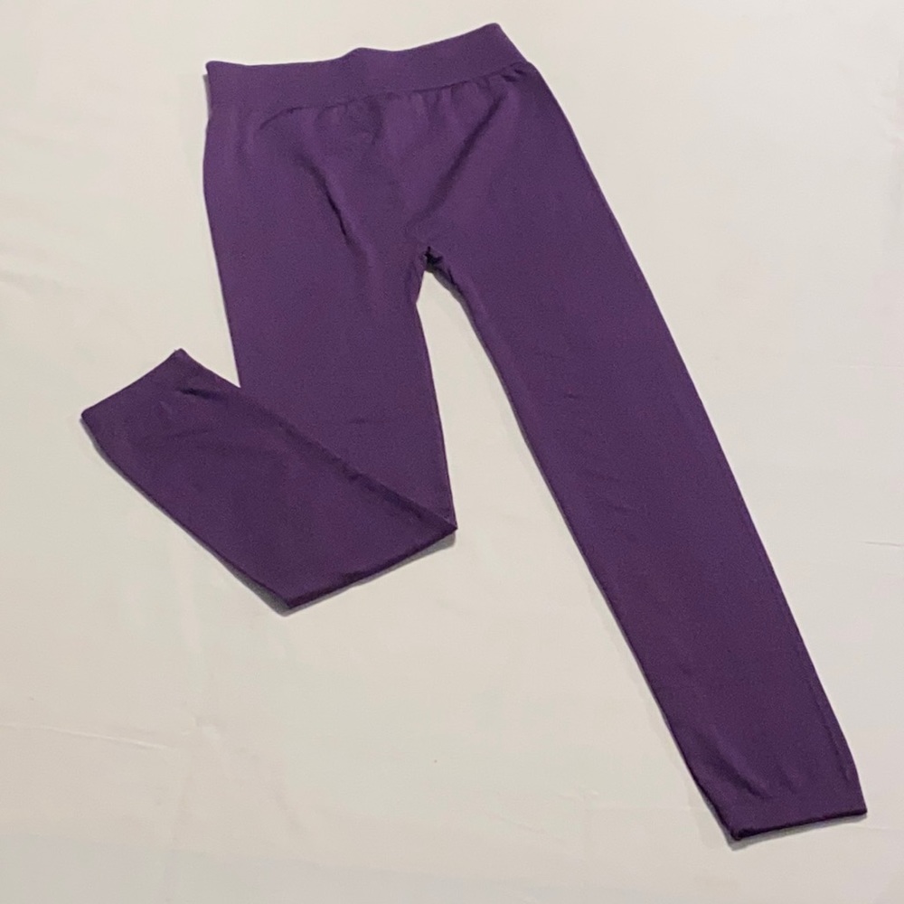NWOT F&F, purple, OS, leggings.